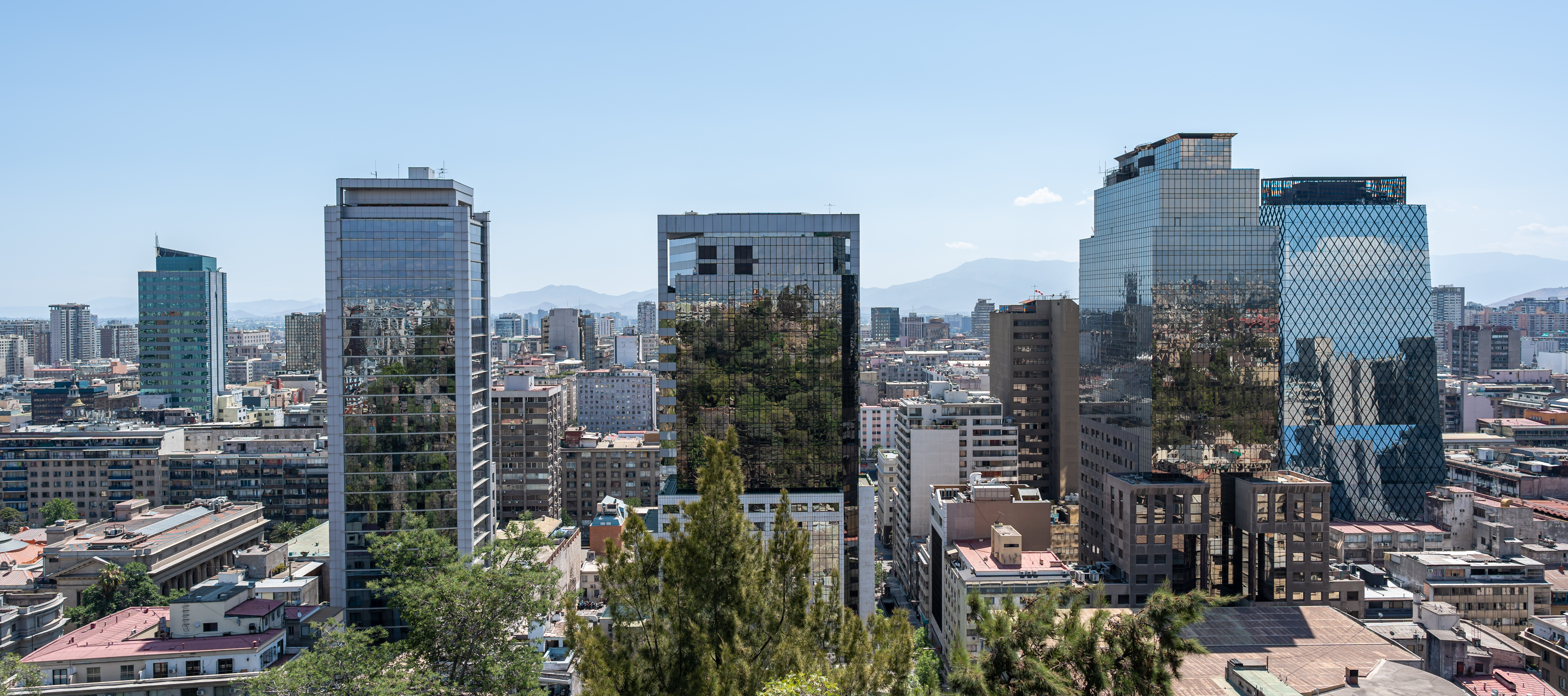 Buildings in Santiago de Chile.